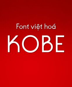 font việt hoá MJ Kobe ( Regular )