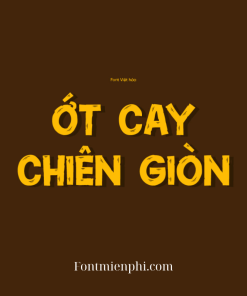 Font Việt hóa 1FTV VIP Potato Chips