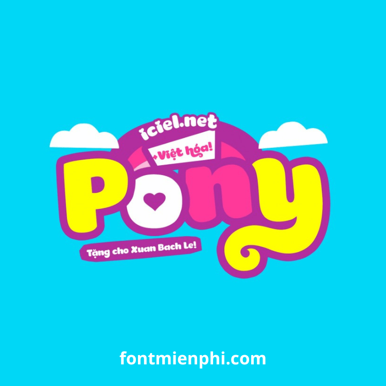 Việt hóa font iCiel Pony