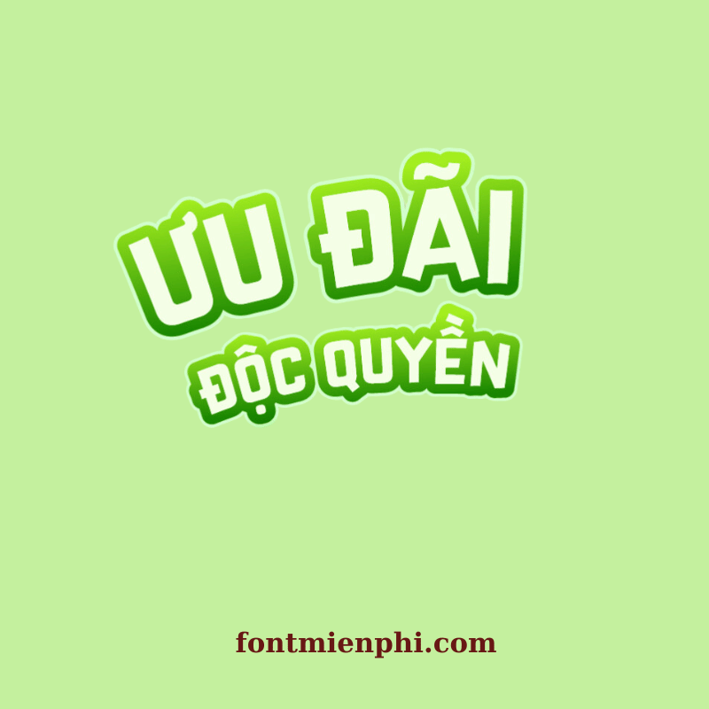 Font Việt hóa 1FTV VIP Crazy Sixties