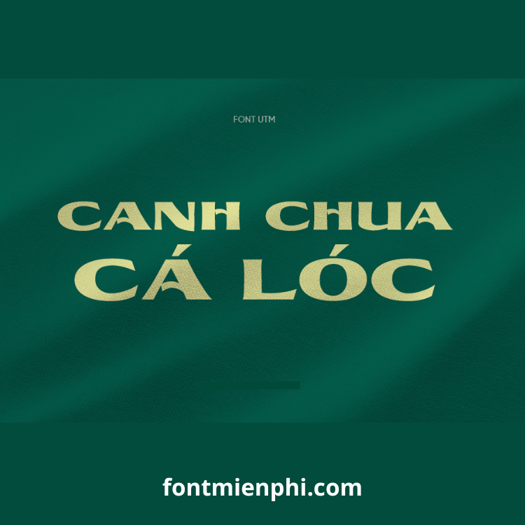 Việt hóa font UTM Brewers KT