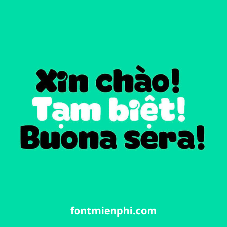 Việt hóa font iCiel Koni