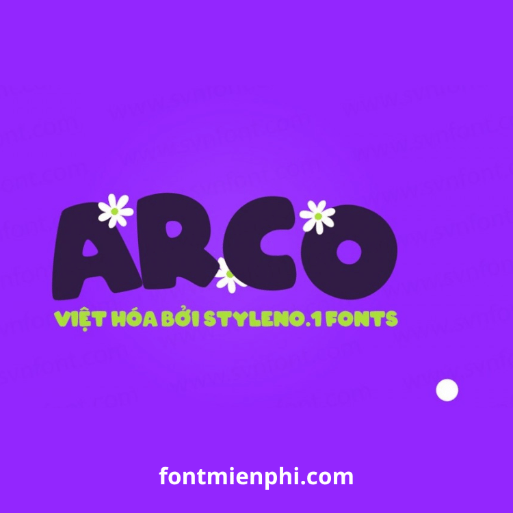 Việt hóa font SVN ARCO Typography
