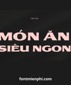 Font Việt hóa UTM Kona KT