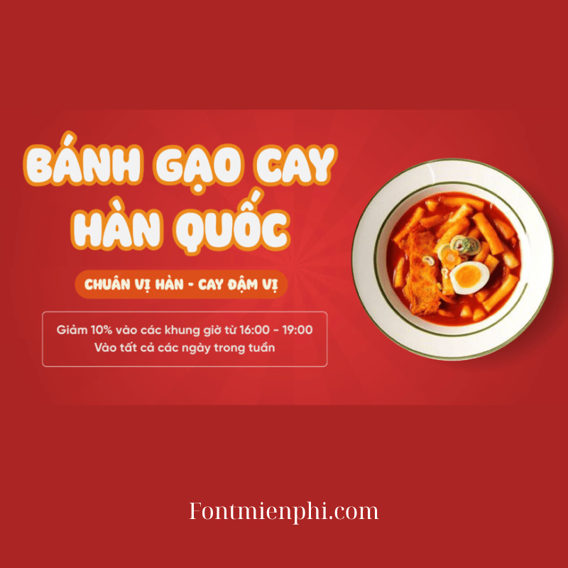 Font Việt hóa 1FTV VIP Super Foods