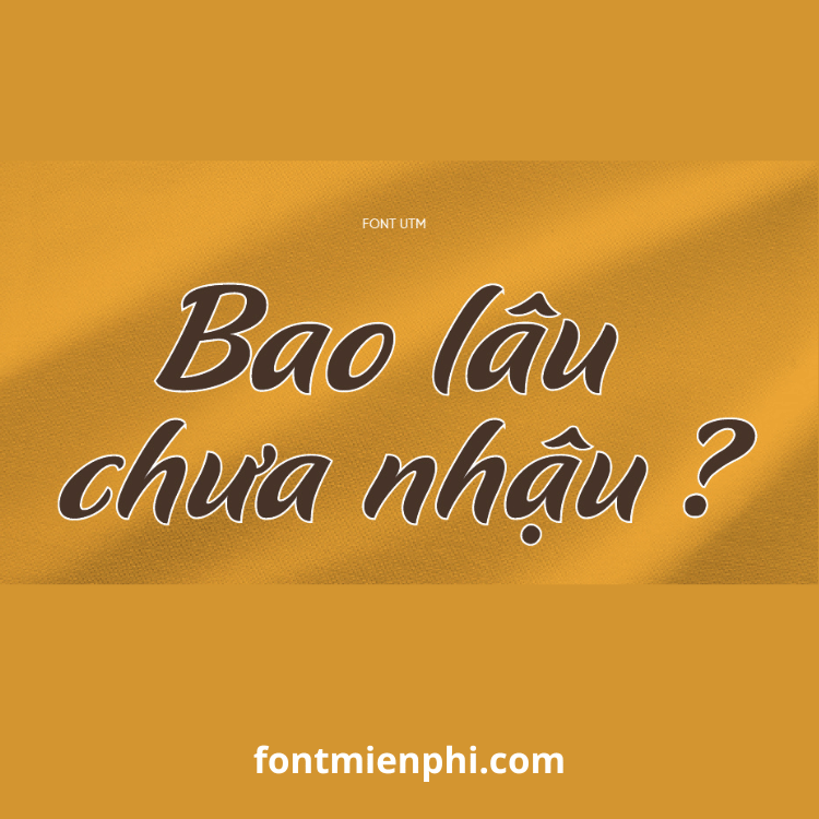 Font Việt hóa UTM Flavour