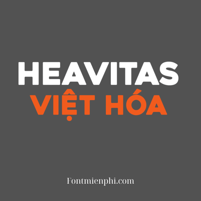 Font Việt hóa 1FTV Heavitas