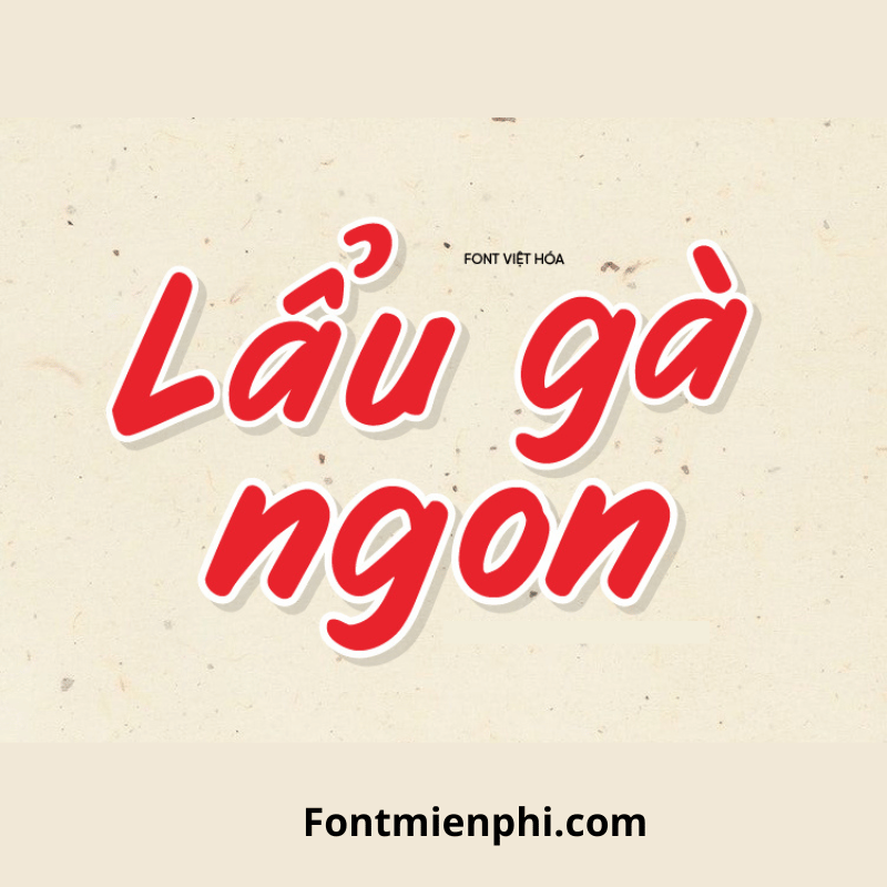 Font Việt hóa 1FTV VIP Fruity Stories