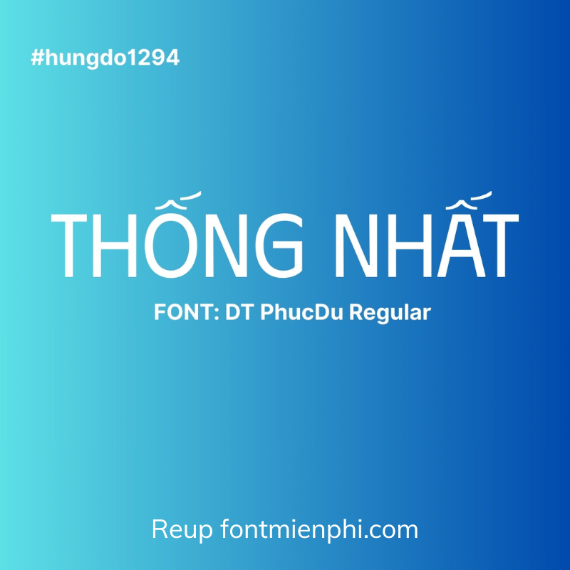 Mô tả SDT Phudu Việt Hóa – Font Đủ Bộ, Chuẩn SEO