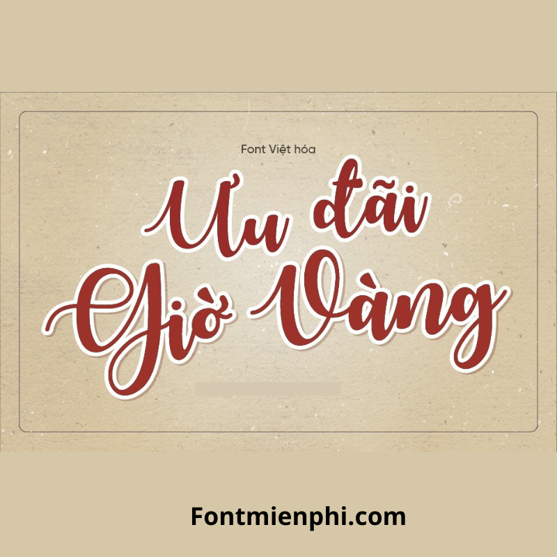 Font Việt hóa 1FTV VIP Autumn in November