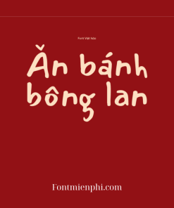 Font Việt hóa Mansalva