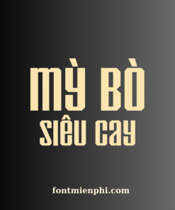 Font Việt hóa 1FTV VIP Inflammable Age