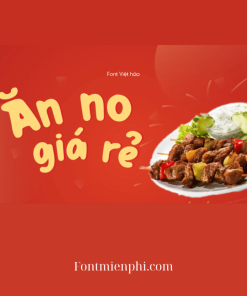 Font Việt hóa 1FTV VIP Red Burger