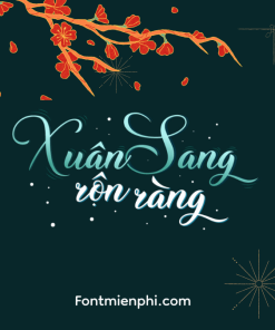 Font Việt hóa 1FTV VIP Christmas Wish Calligraphy, font Tết