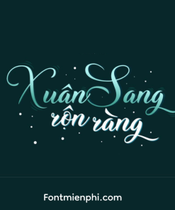 Font Việt hóa 1FTV VIP Christmas Wish monoline ,font tết