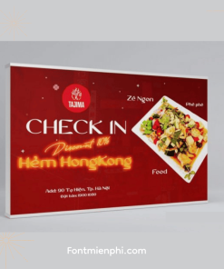 Việt hóa font 1FTV thiết kế ẩm thực 2