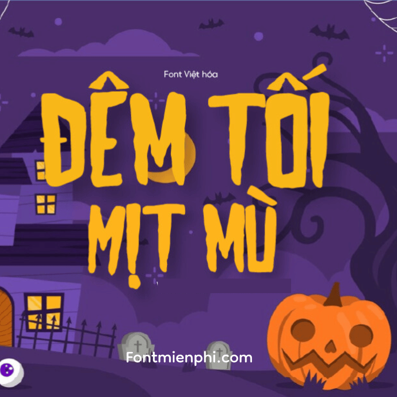 font Halloween vui nhộn, font Việt hóa kỳ quặc, 1FTV Henny Penny, phông chữ Halloween dễ thương, font chữ hoạt hình, font Việt hóa chất lượng