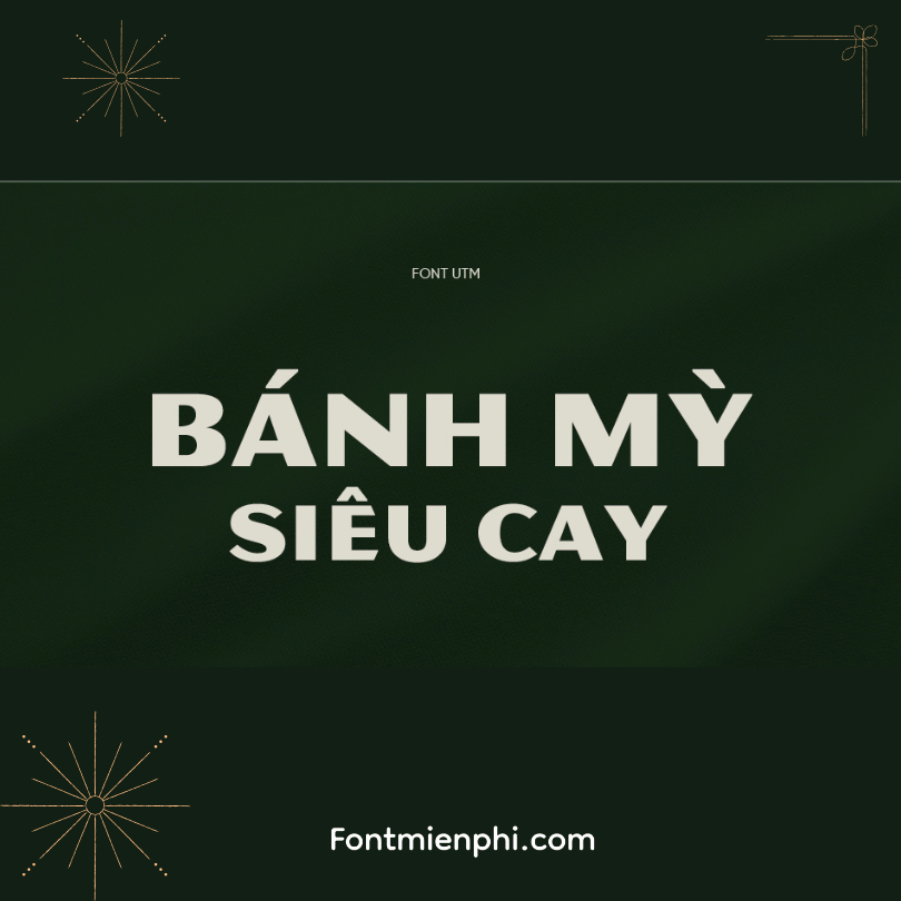 Font Việt hóa UTM Magnesium