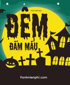 Font Việt hóa 1FTV VIP Shlop ,font Font Halloween  - Phông Chữ Halloween "Kinh Dị Pha Chút Hài Hước"