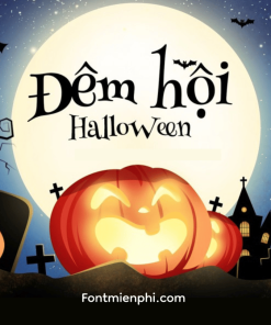 Việt hóa font 1FTV Henny Penny phong cách Halloween