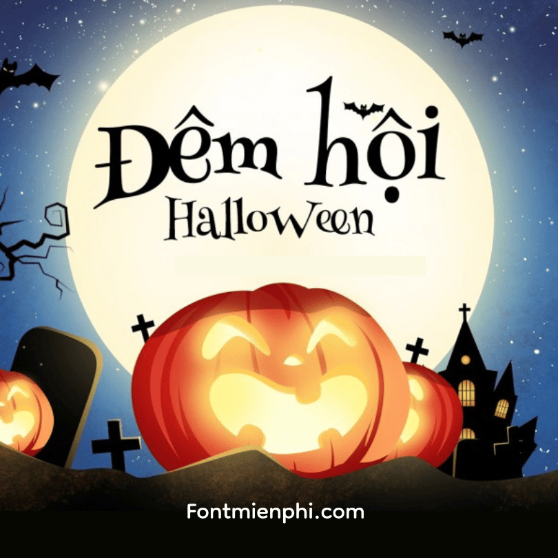 Việt hóa font 1FTV Henny Penny phong cách Halloween