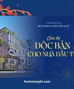 Combo font thiết kế Bất động sản