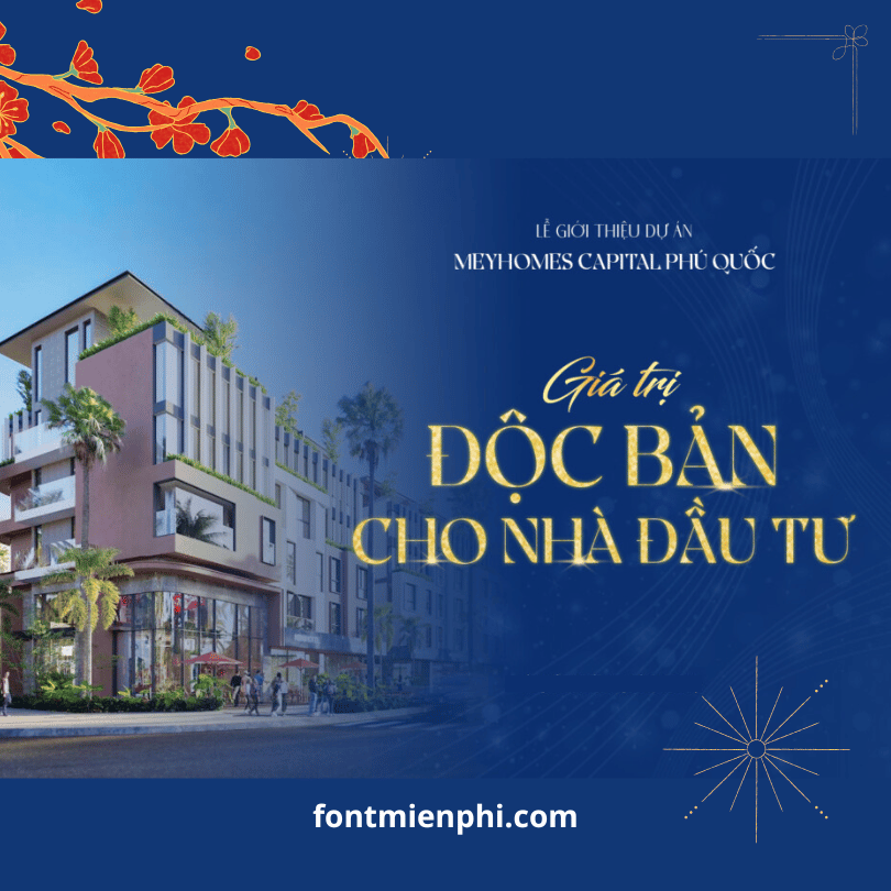 Combo font thiết kế Bất động sản