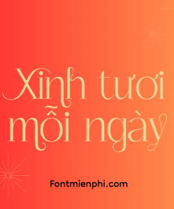 Font Việt hóa 1FTV VIP Fairyland