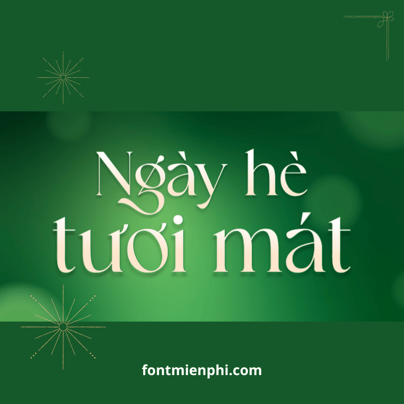 Font Việt hóa 1FTV VIP Belgan Aesthetic Regular – Tinh Tế & Sang Trọng