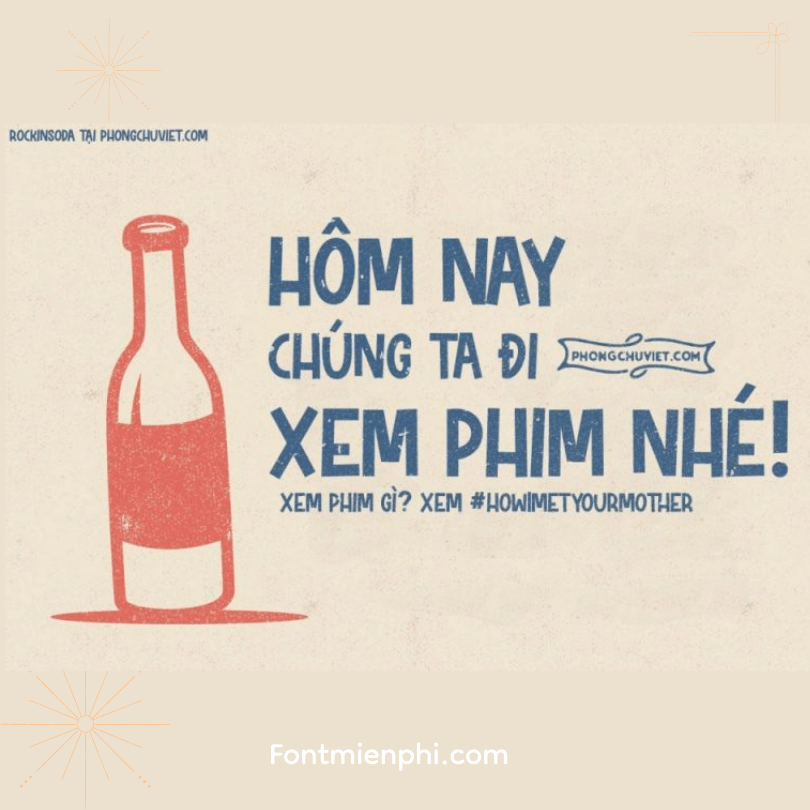 Việt hóa font FS Rockinsoda