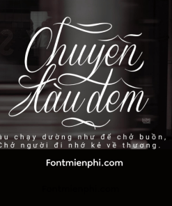 Font Việt hóa 1FTV VIP Sverige Script ,font Tết