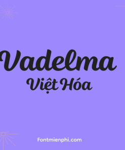 Font Việt Hoá Vadelma