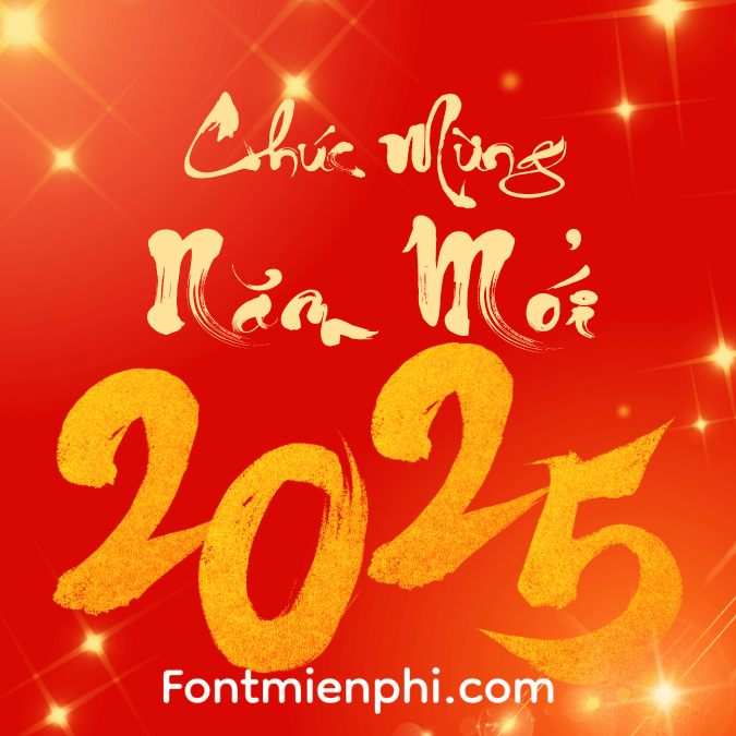 Font thư pháp Thành Công ,font Tết