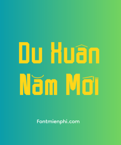 Font Việt hóa 1FTV VIP Vintage Camping