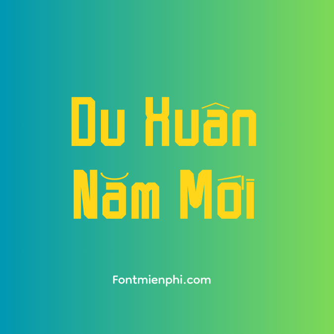 Font Việt hóa 1FTV VIP Vintage Camping