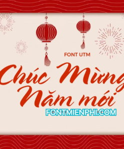 Việt hóa font UTM Spring ,font Tết