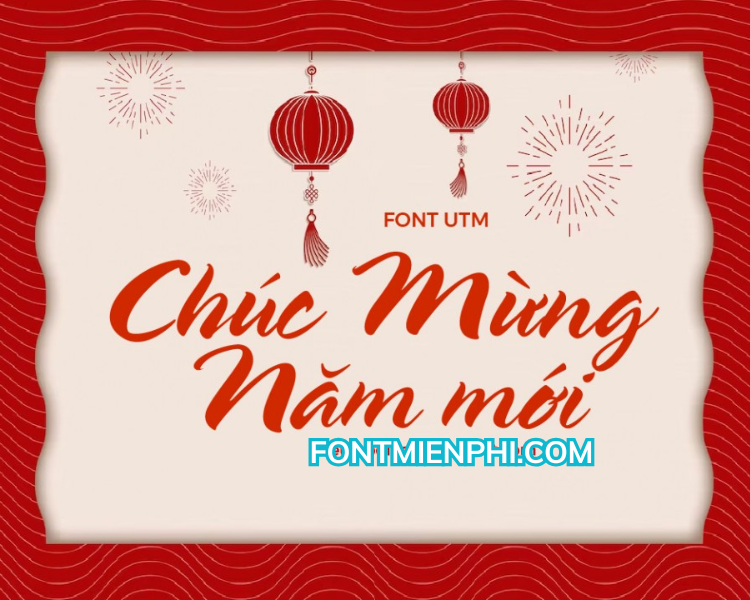 Việt hóa font UTM Spring ,font Tết