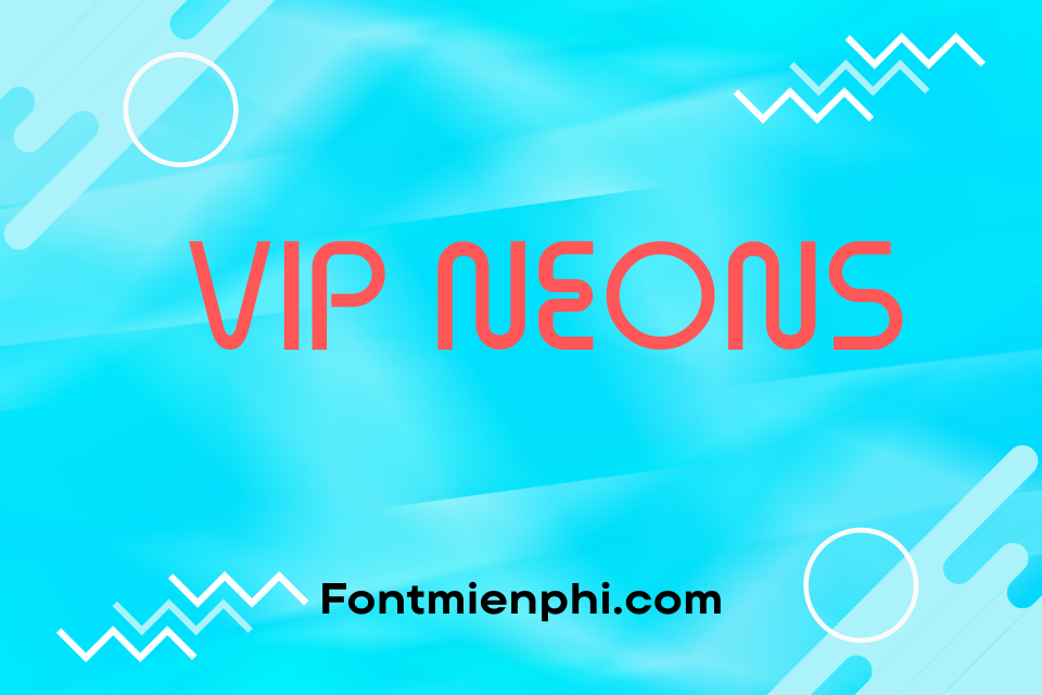 Font Việt hóa 1FTV VIP Neons