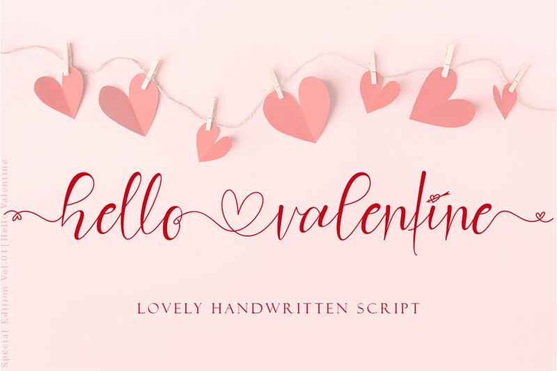 Font Hello Valentine font Nét Chữ Lãng Mạn Cho Thiết Kế Đầy Cảm Xúc